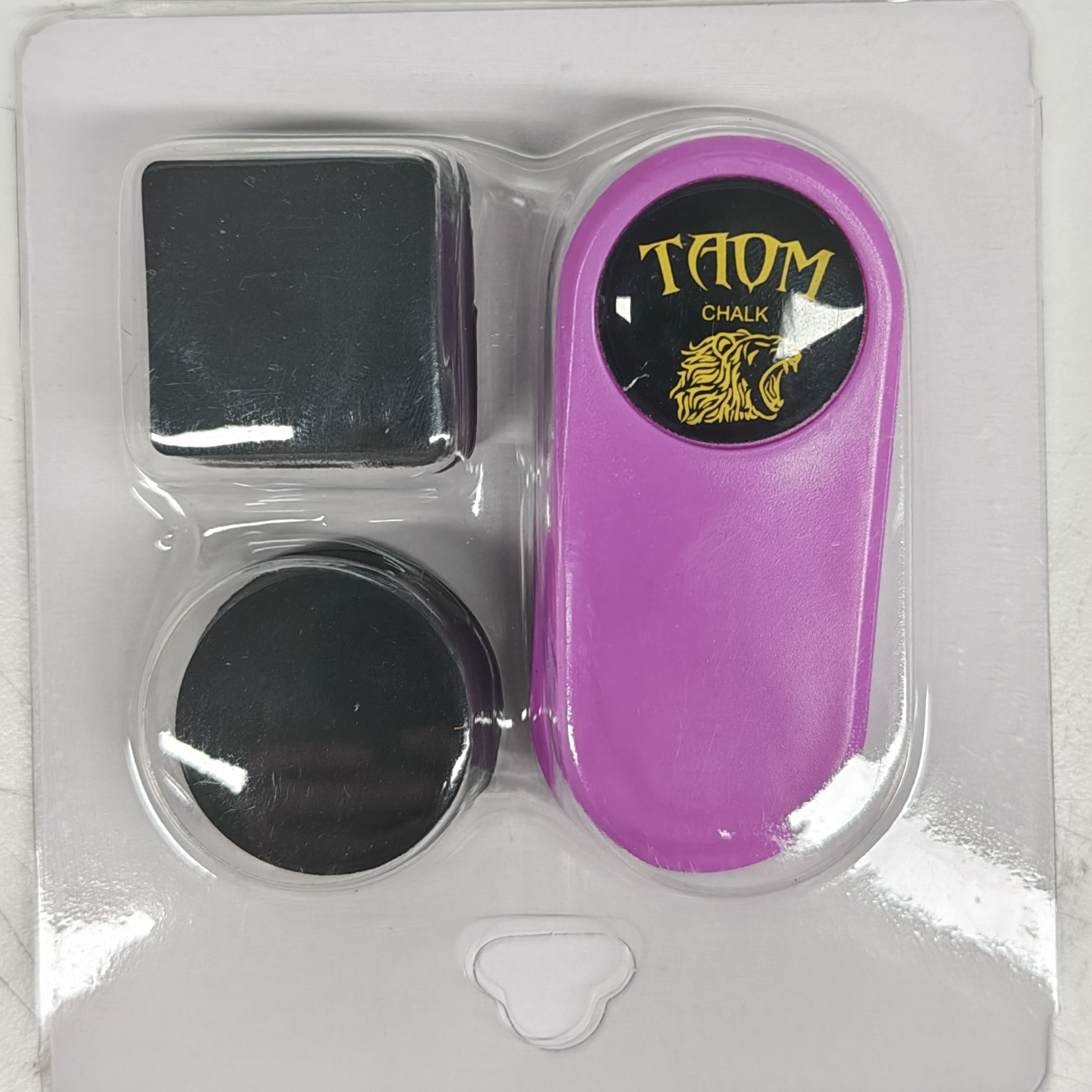 A set of Tawum gold label purple chocolate clips