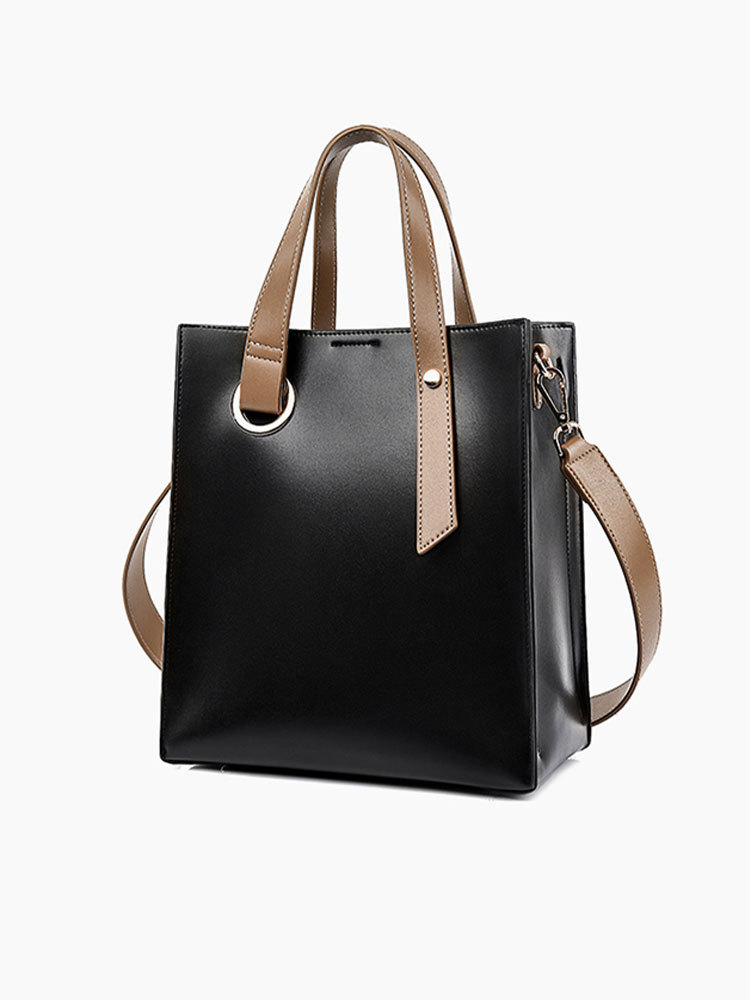 Tote Bag for Women, New Cross-Border Large-Capacity Commuter Bag, Simple Shoulder Bucket Bag, High-End Women's Handbag
