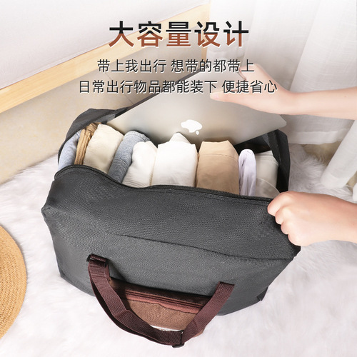 Large Capacity Travel Bag for Women, Foldable Luggage, Maternity Bag, Storage Bag, Portable Handheld, Simple Short Trip Pull-along Bag