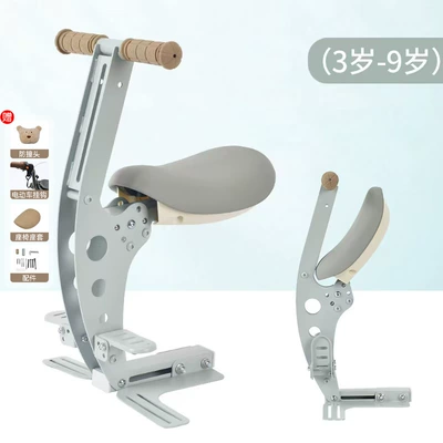 Baby Seat Motorcycle Child — Electric car child seat - a80-green-single-seat-footrest