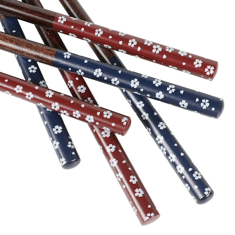 Japanese Craft Wooden Chopsticks by - Six Color Variants for Restaurant & Home Use