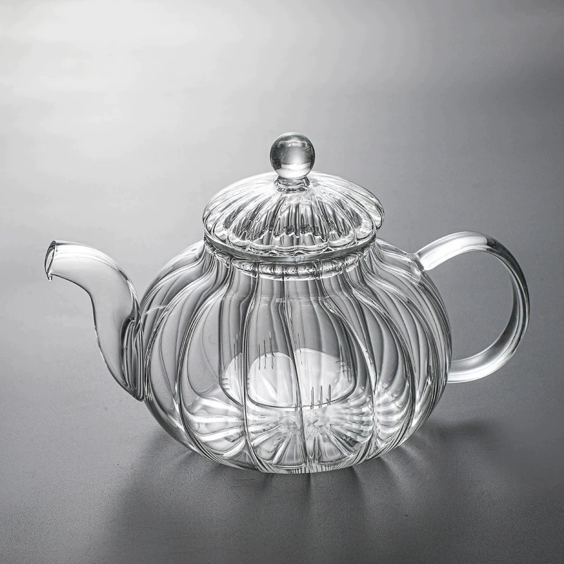 Glass flavored tea, capacious transparent teapot, wholesale