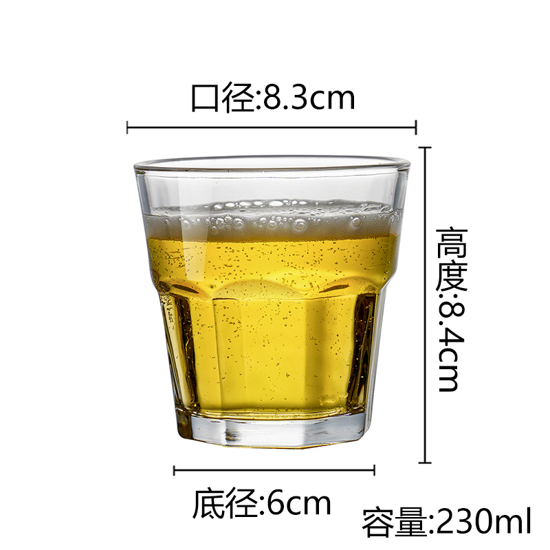 걸쭉한 팔각컵 230ml [12개입]