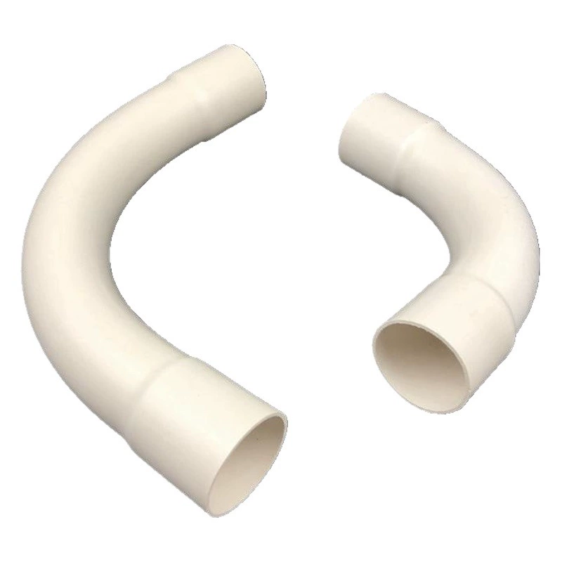 ПВХ-труба лунной формы 1620253240506375110, пластиковая проволочная труба, большой изгиб, изгиб в форме полумесяца, большой дуговой изгиб, отвод