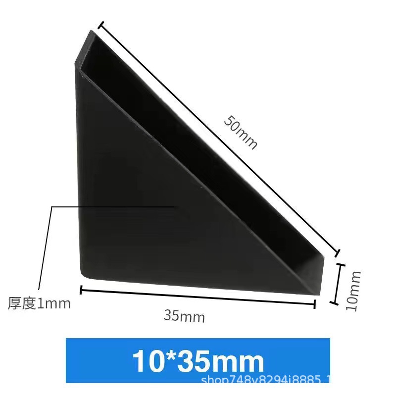 Embalaje de muebles triángulo anticolisión protección de esquina de plástico vidrio mármol protección de esquina de plástico fabricante