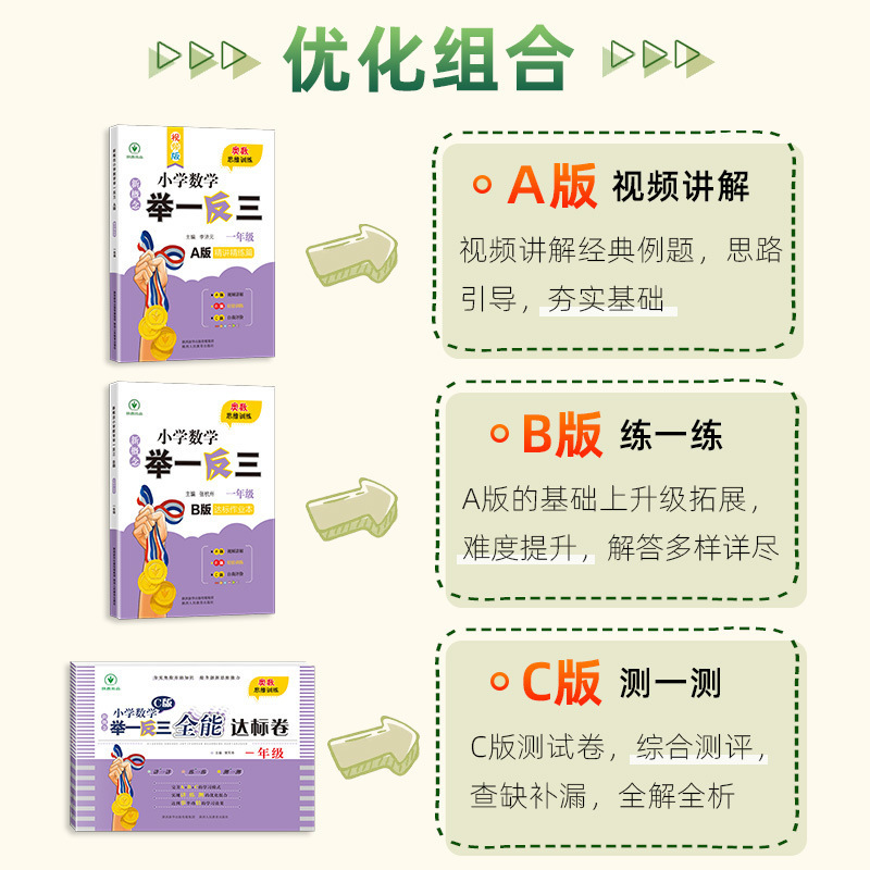新しいコンセプトの小学校数学 1 ～ 6 年生向け数学オリンピック ABC 版 毎日の練習帳、上下巻、人民教育出版|undefined