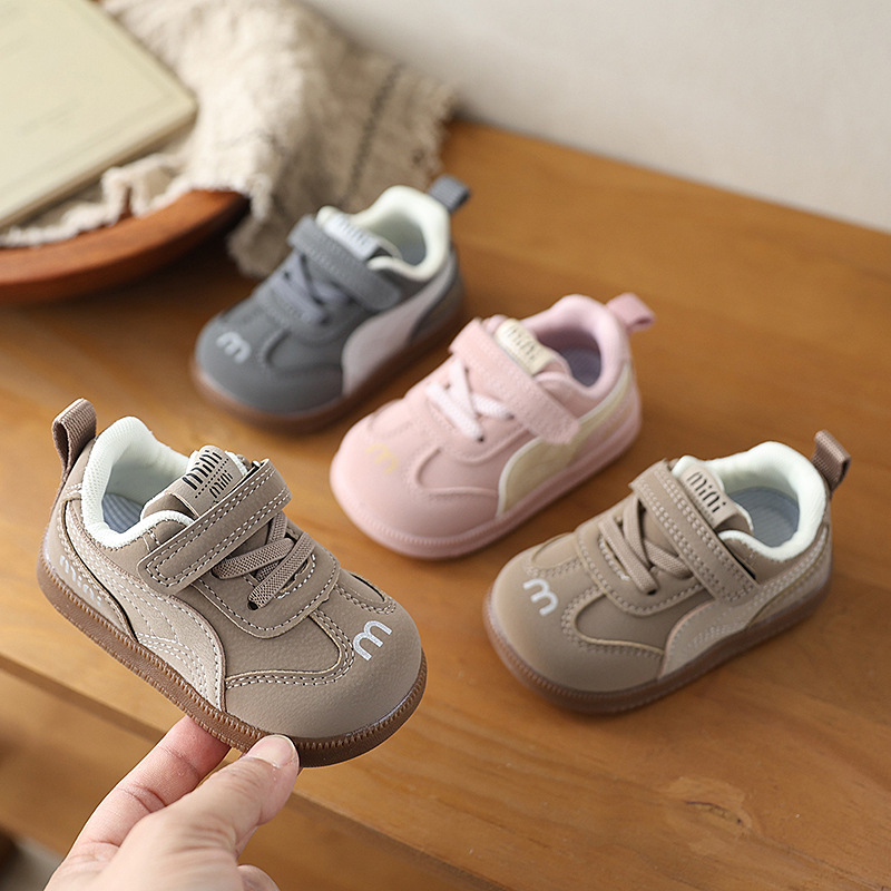 Baby Toddler Shoes, Spring and Autumn New Models, Children's Sneakers, Boys' Versatile Soft-Soled Running Shoes, Girls' Non-Slip Sports Shoes