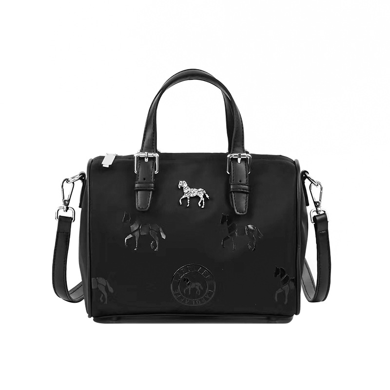 Bolsa de almohada de Boston universal para hombres y mujeres con cremallera práctica de tela de nylon impresa bolso de moda LP7207 #