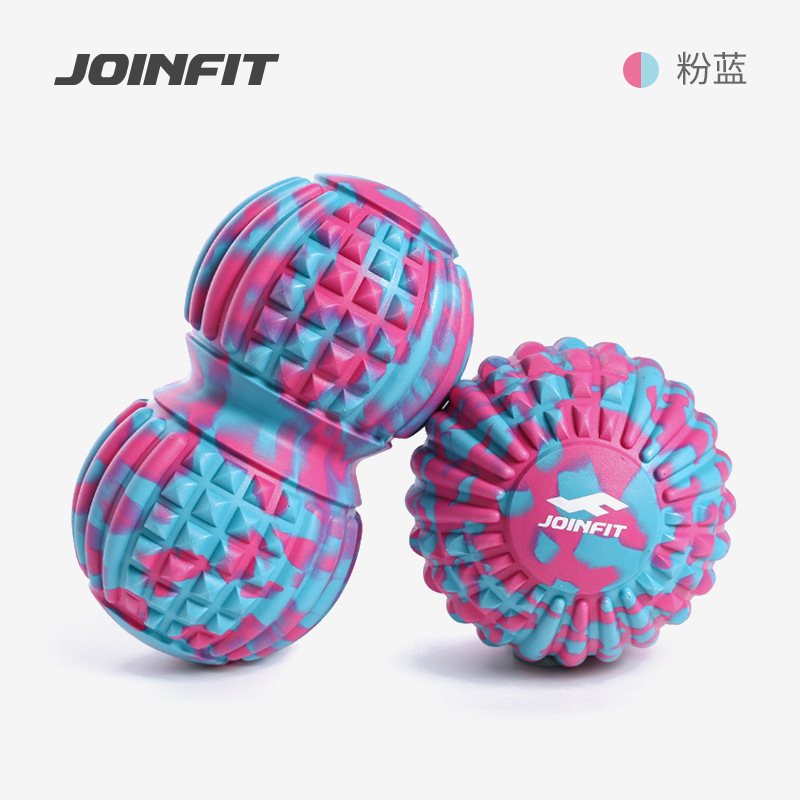 Joinfit 筋膜ボール足底筋肉リラクゼーションピーナッツボールフットマッサージボール大型アーチフィットネスネックボール|undefined