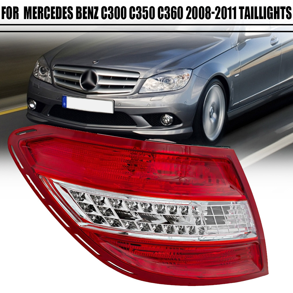 Aplicable a Mercedes-Benz C C300L C350 C360 Luz trasera Luz de freno Luz de dirección 2008 - 2011