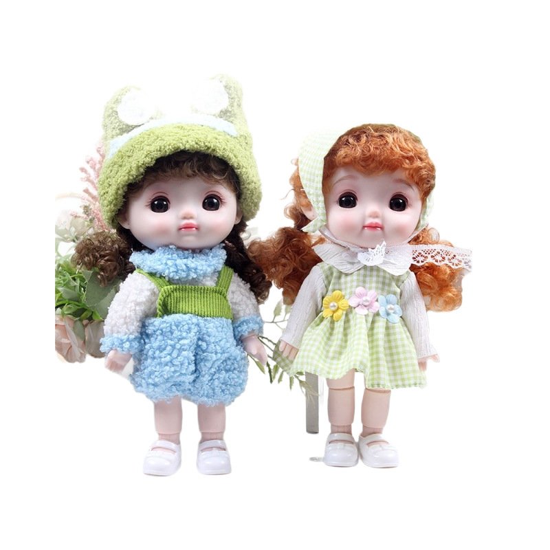 Venta al por mayor 22cm comercio exterior nuevo estilo venta caliente leche linda muñeca de vinilo linda princesa niña jugar a la casa juguetes