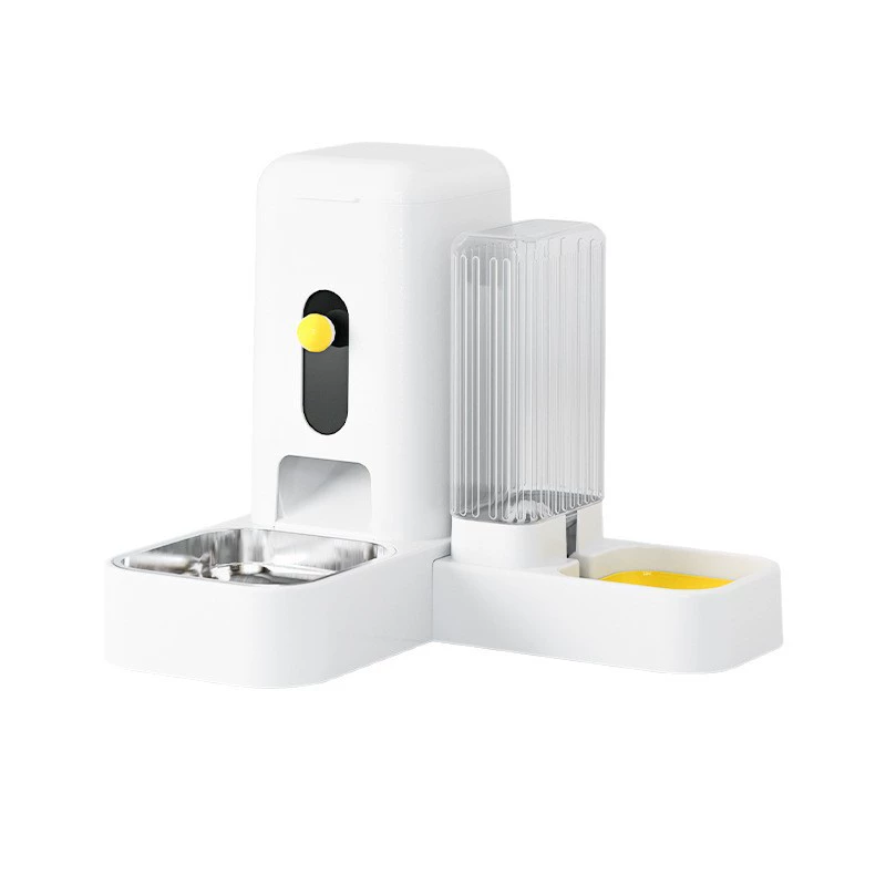 Миска для кошек, миска для собак, автоматическая кормушка, dispenser воды, двухвпм катоная миска для еды, большая вместимость нержавеющей стали воды для животных