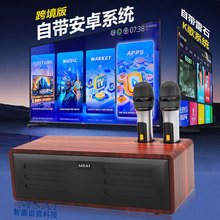唱歌麦克风K歌家用客厅k歌音响一体机家庭ktv音响智能点歌机