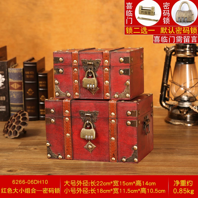 Storage Box Large Wood Vintage from Yomiego