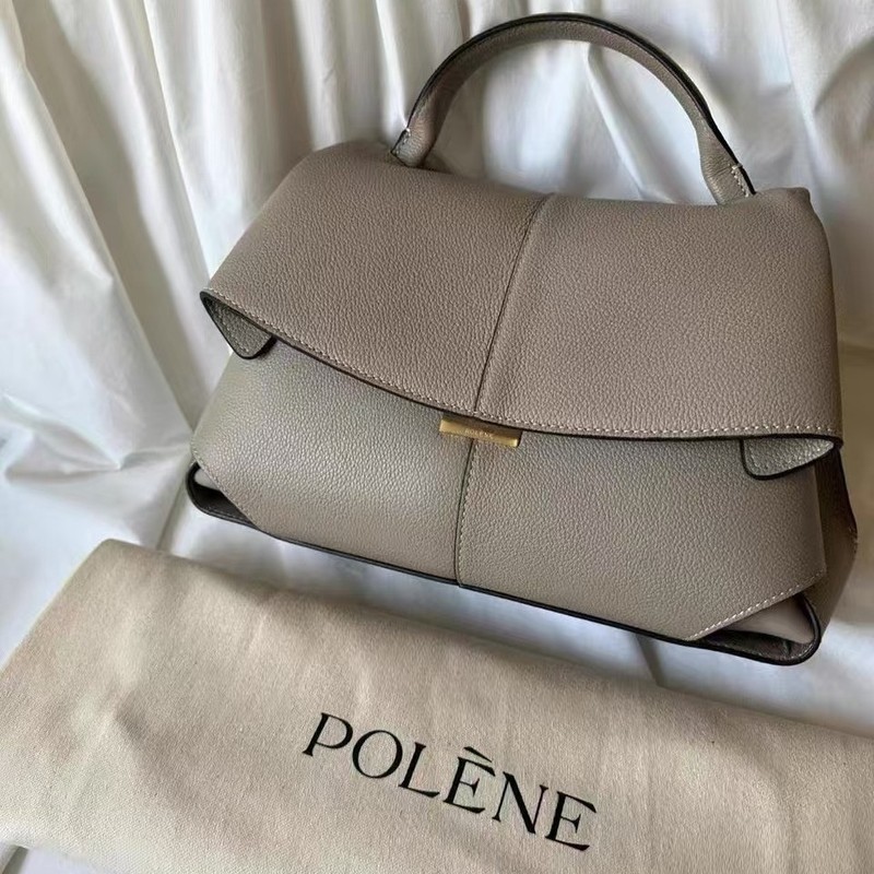 【売れ筋】POLENE スマイルバッグ ニッチデザイン 高級本革 レディースバッグ おしゃれ プリーツ ショルダーハンドバッグ|undefined