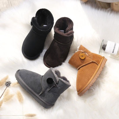 children Boots Snow boots Boots girl Bootie 2022 new pattern baby Cotton-padded shoes Boy Fur one Winter Shoes