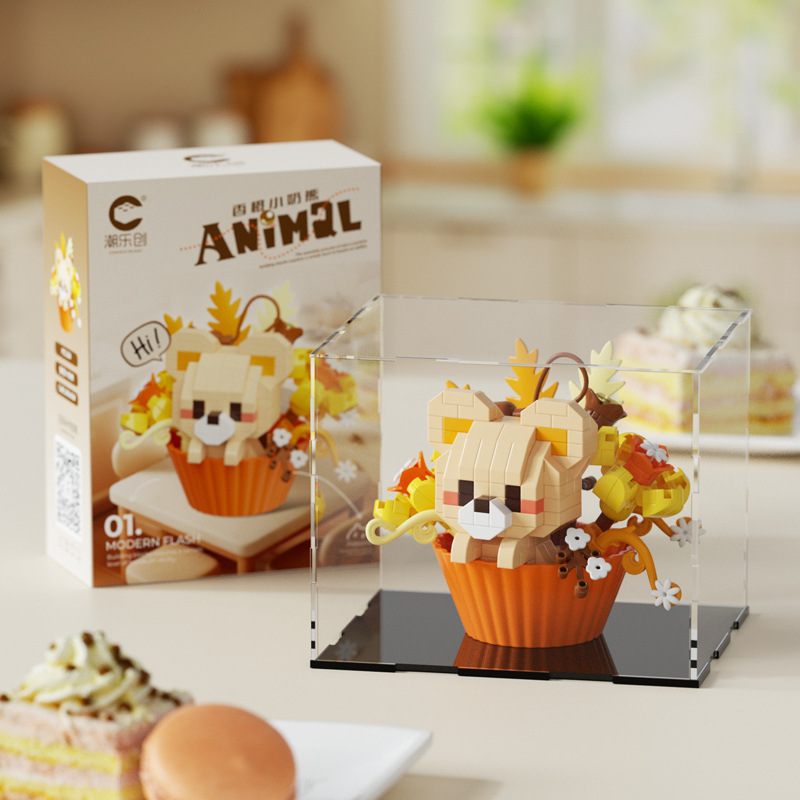 Postre - naranja oso de leche 256 gránulos + acrílico