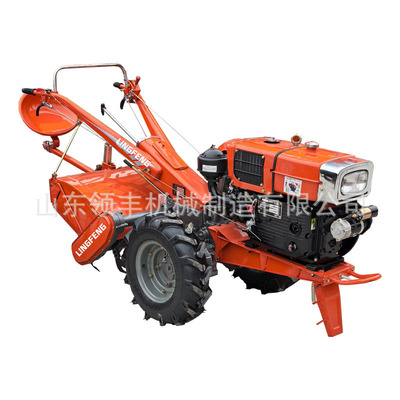 領豐多功能農用手扶拖拉機 農場果園大棚小型10-25馬力旋耕犁地機
