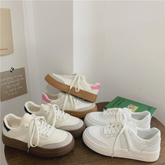 學生小白鞋女2023夏季新款低幫透氣帆布鞋韓版潮流休閒運動板鞋子