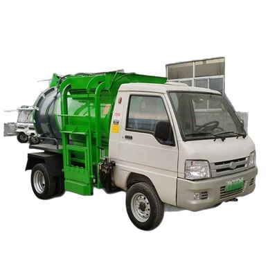 six-wheel garbage dump truck, Elektrik zibil maşınları