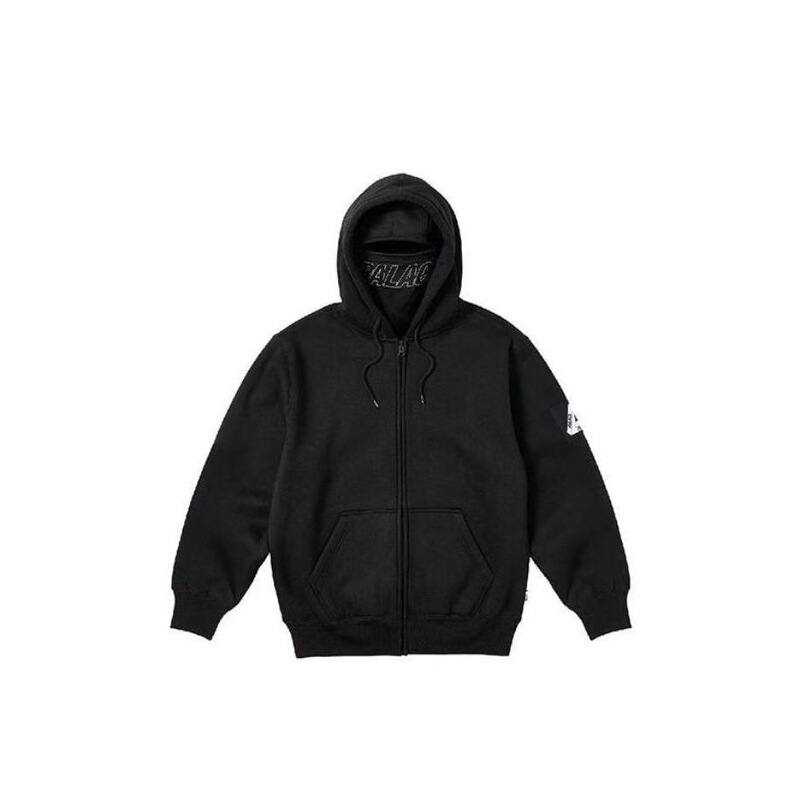 Pa New Autumn and Winter Sweatshirt Fleece-Lined Warm Hooded Jacket Casual Outdoor Sports Loose Men's and Women's Same Trendy Brand