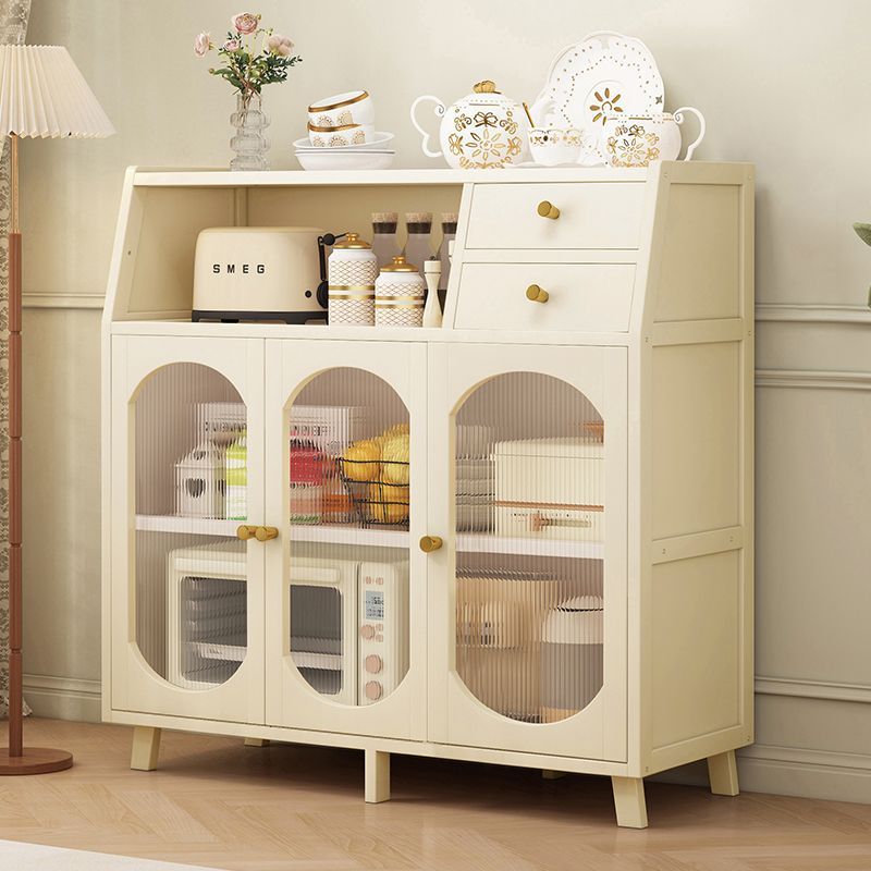 Japanese-Style Sideboard Against the Wall Integrated Living Room Tea Cabinet Kitchen Multi-Functional Storage Cabinet Storage Cabinet Multi-Layer Storage Cabinet