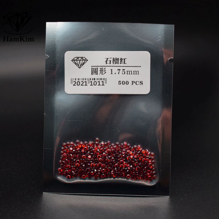 圆形 石榴红尖底