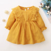 Autumn solid lace small princess costume, 2021 collection, Korean style, city style, long sleeve