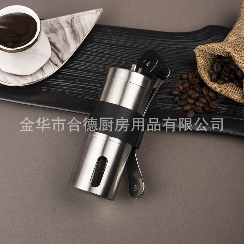 Mini Pocket Manual Coffee Grinder with Silicone Cover Coffee Mill Hand Grinder Coffee Machine Wholesale Grinder E18