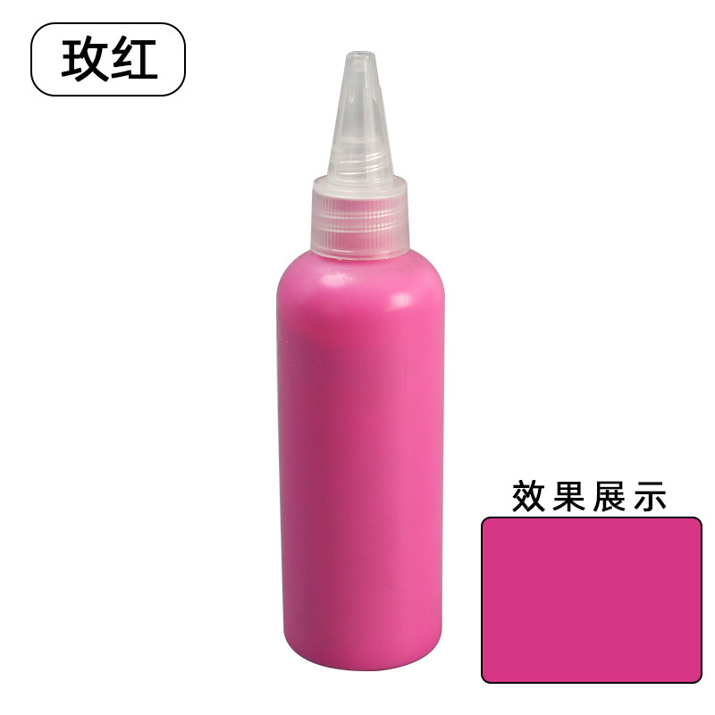 アクリル絵の具100ml子供の手涂りスクエア落书きdiy石膏人形涂りアクリル絵の具セット卸売|undefined