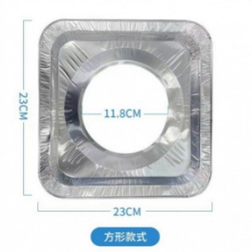 pegatinas de cocina a prueba de aceite pegatinas de cocina de gas almohadilla protectora cocina redonda cubierta de cocina anillo de papel de estaño papel de aluminio horno de aluminio