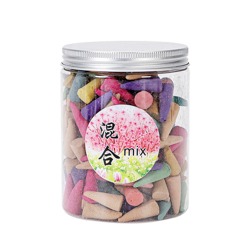 Large 200-Piece Bottle of Tower Incense & Cone Incense: Sandalwood, Agarwood, Home & Indoor Aroma Beads—Direct Supply of Mugwort and Rose Scented Incense