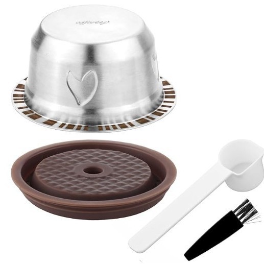 Icafilas autoadhesivo papel de aluminio traje Nespresso vertuo café cápsula cáscara italiana polvo tazón