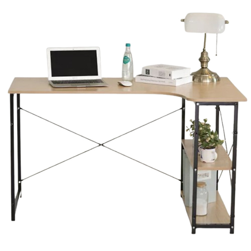 Exportación a Amazon Escritorio de computadora americano Escritorio simple Escritorio de estudio para el hogar Escritorio de trabajo en esquina en forma de L Escritorio