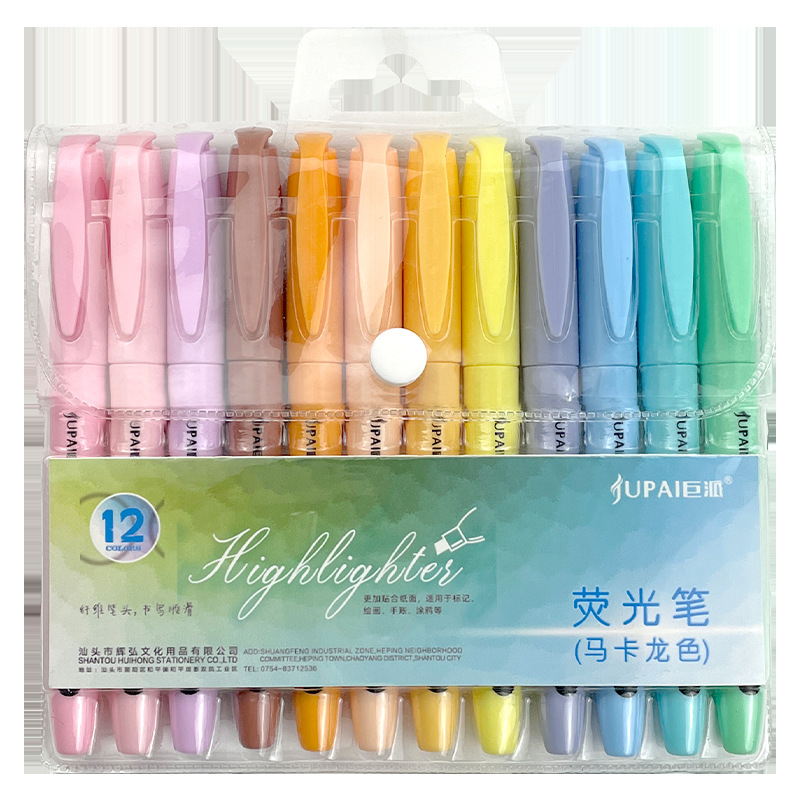 Color de protección de ojos color macarón marcador de estudiantes lápiz de agua seca rápida DIY graffiti lápiz de agua al por mayor