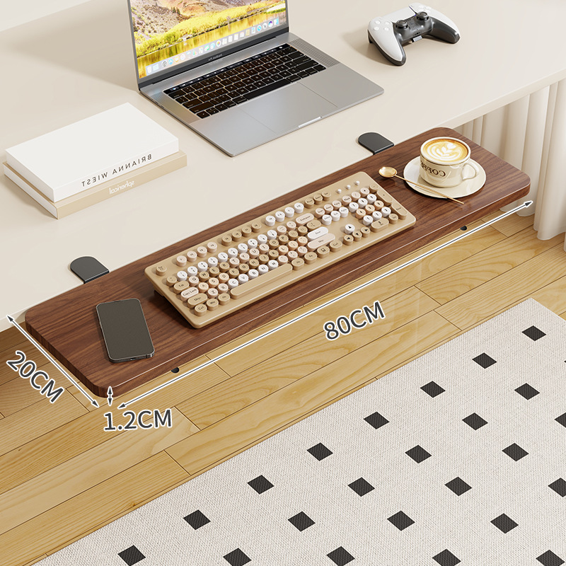 Extensión Plegable de Escritorio para Computadora con Soporte de Brazo para Oficina image 13