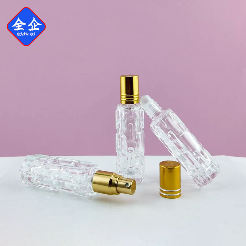 现货供应 香水分装瓶10ml 苦瓜香水喷雾瓶玻璃走珠瓶厂家包材|undefined