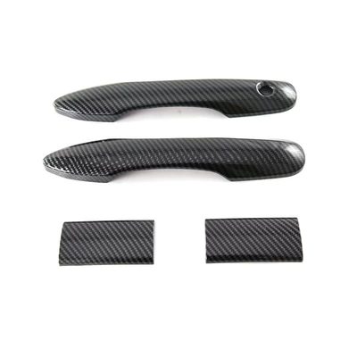 Door Bowl Exterior Decoration, Armrest, handle, handle - 19-22-sea-lion-handle-carbon-fiber-pattern
