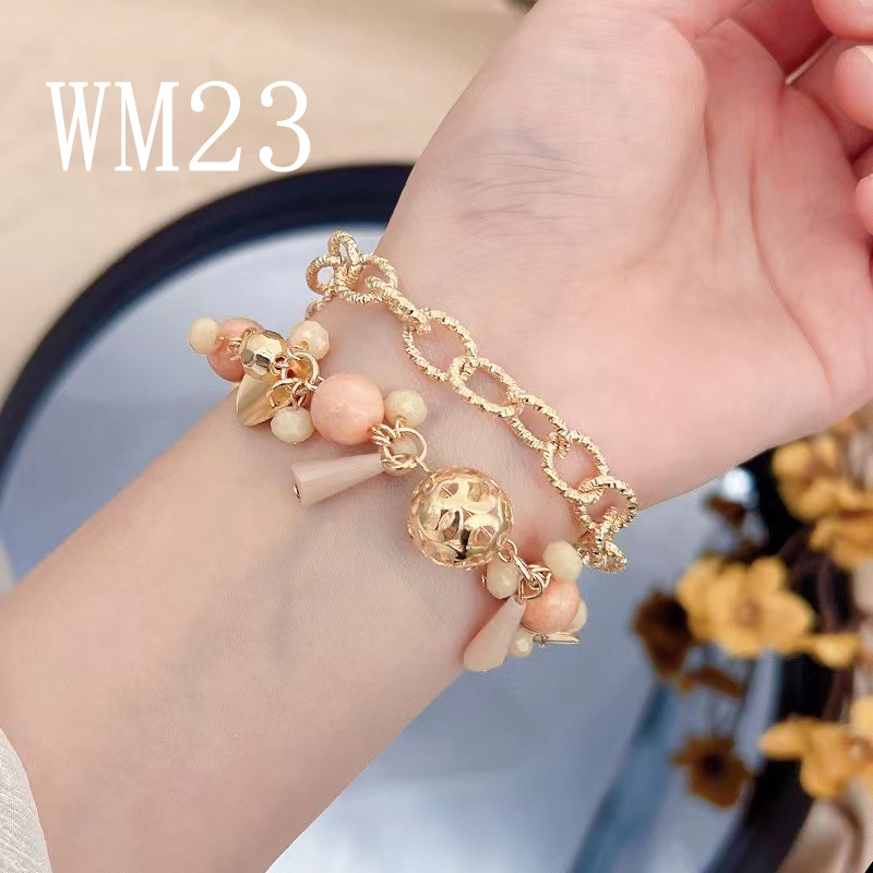 Casual Bohemian Geometric Star Shell PPC Alloy Crystal Wholesale Bracelets display picture 21
