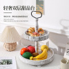 wooden  Tray Sen family double-deck three layers Cake pan woodiness Dessert decorate solid wood Tray Display rack prop
