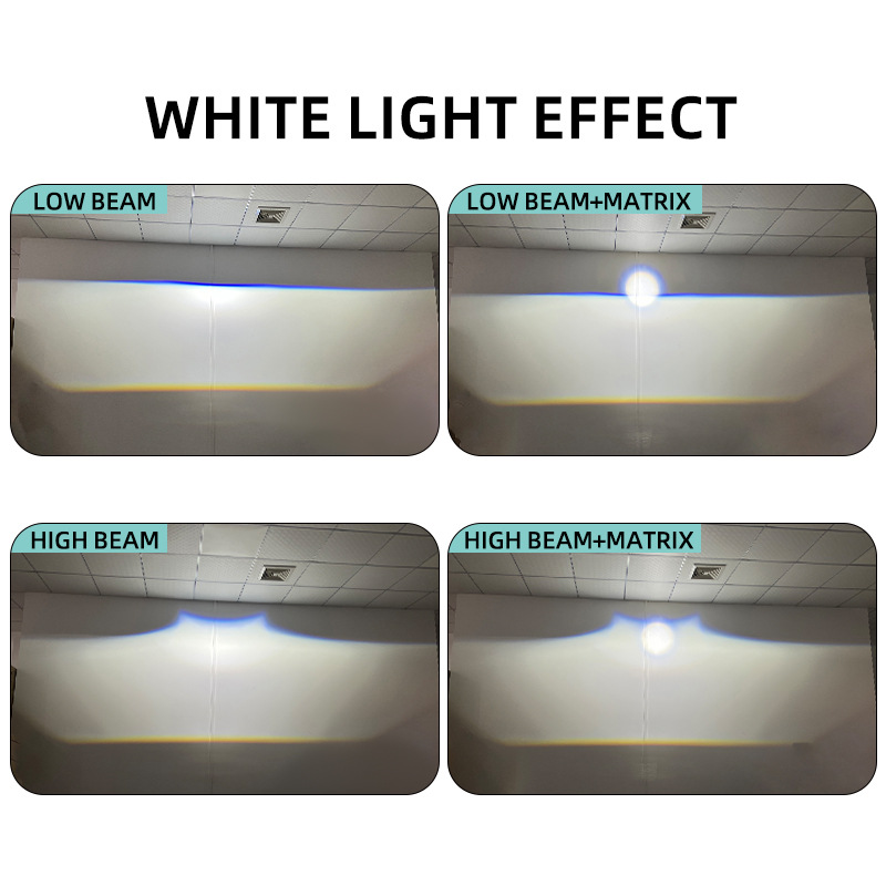 3.0 Inch automóvil doble LED directo doble luz lente de lámpara de niebla para soporte universal lente de niebla de perspectiva