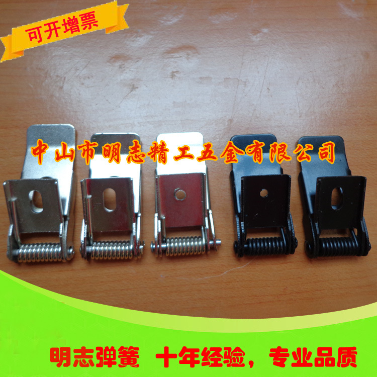 【厂家现货供应】各种型号灯具弹簧夹