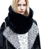 Демисезонный воротник, шарф, в корейском стиле