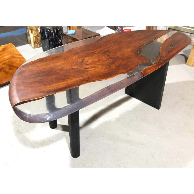Jingmu art furniture factory resin solid wood table living room exhibition hall furniture Club tea table tea table tea table Jingmu art furniture factory resin solid wood table living room exhibition hall furniture Club tea table tea table tea table