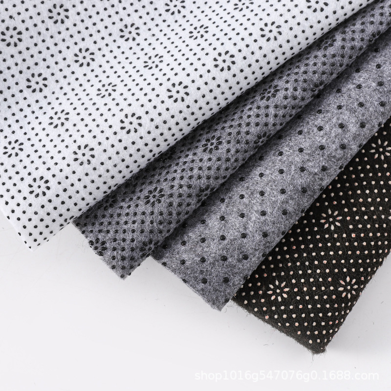 滴塑毛毡防滑隔热无纺布家具桌面防滑垫梅花滴塑厂家家居