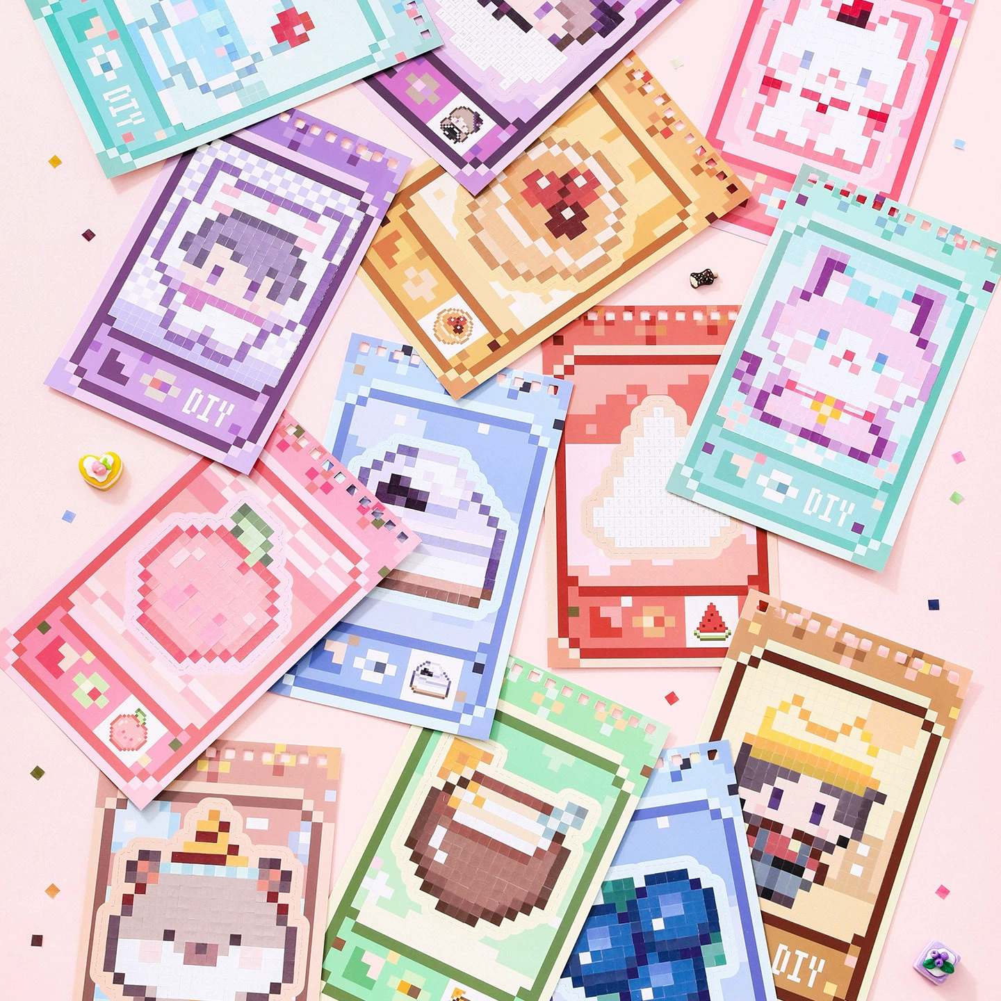 Sticker, cute children's game console, scheduler, DIY