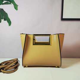 菜篮子水桶包真皮包包女气质百搭高级感包大容量斜挎包手提水桶包