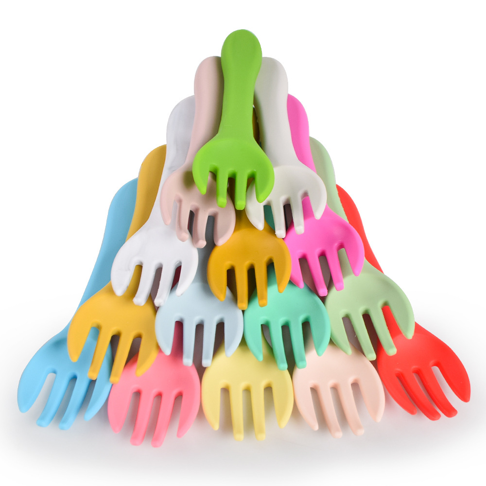 children's silicone tableware for food for training