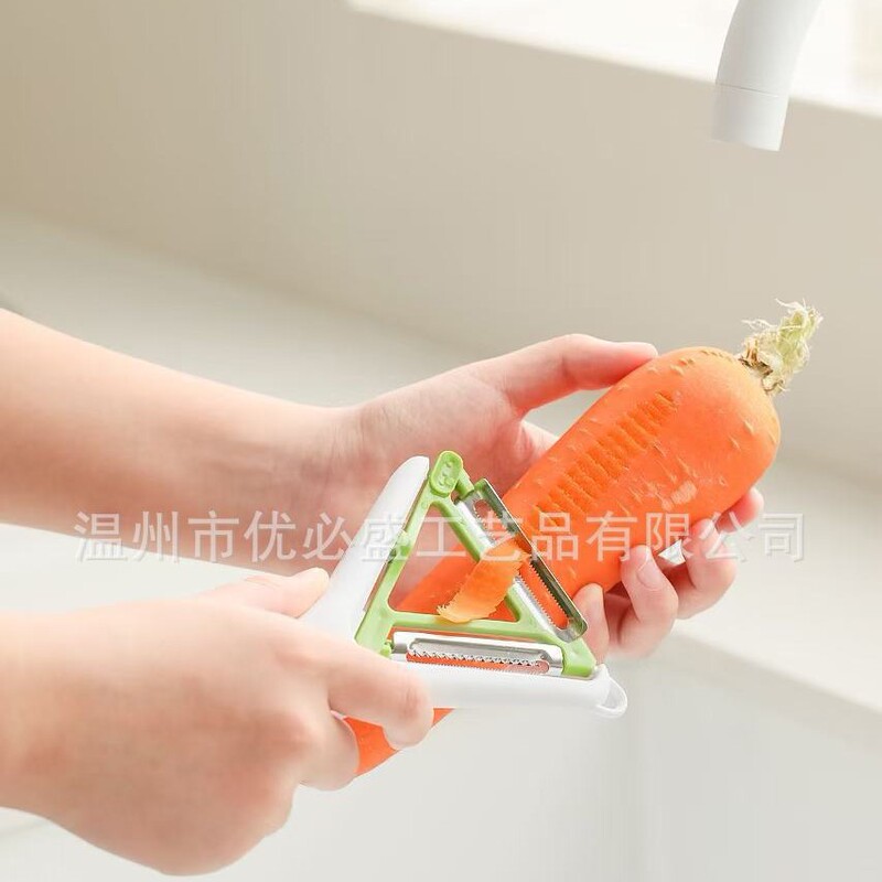 新型クロスボーダー家庭用ステンレス皮むき器瓜削り創意多機能皮むき刀瓜果ジャガイモスクレーパー|undefined