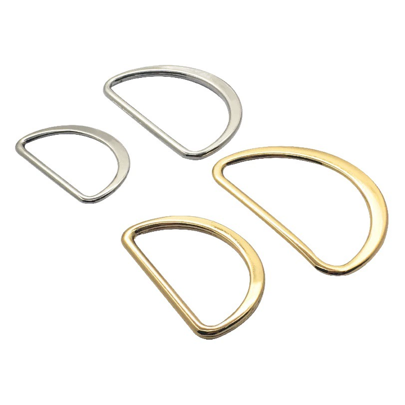 D-образная Пряжка Металл DIY Высококачественная Пряжка для ремешка аксессуары для багажа цинковый сплав D-образная Закрытое кольцо полукруглая пряжка